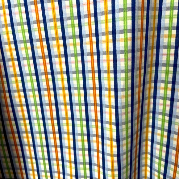 BUGATCHI Dress Shirt Button Down Long Sleeve Plaid XXL - Picture 5 of 14